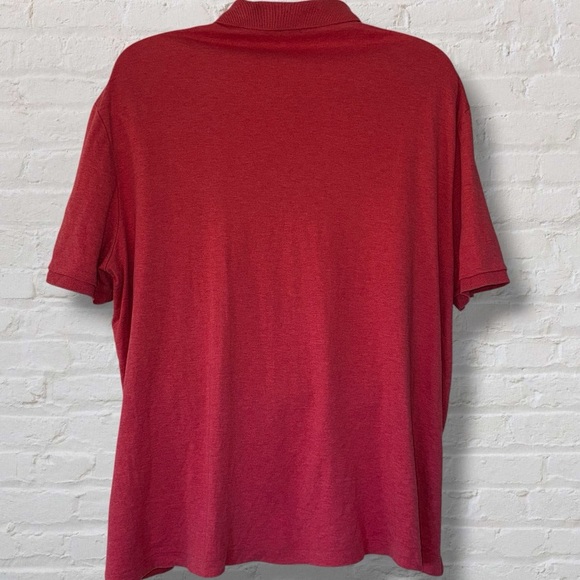 Polo Ralph Lauren Classic Fit Polo Shirt XXL Red Heather Multicolor Pony - Picture 5 of 10